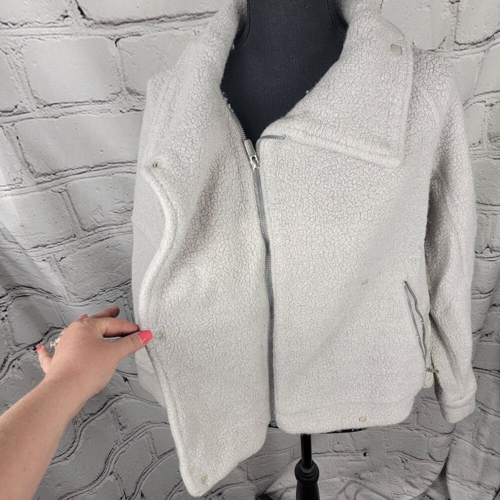 LULULEMON Show Me The Sherpa Jacket Women Size 6 Wool Blend Casual Athleisure - Picture 3 of 11
